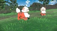 Wild Hisuian Growlithe roaming about (Image via The Pokemon Company)